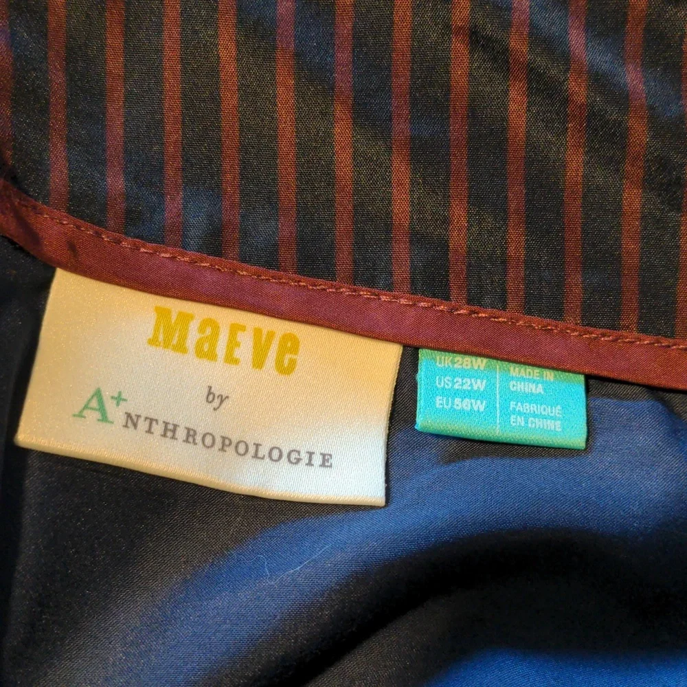 Anthropologie Maeve Plus Size Skirt Sz. 22 NWT - Picture 5 of 6